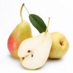 Ripe pears.Objects are isolated on a white background.